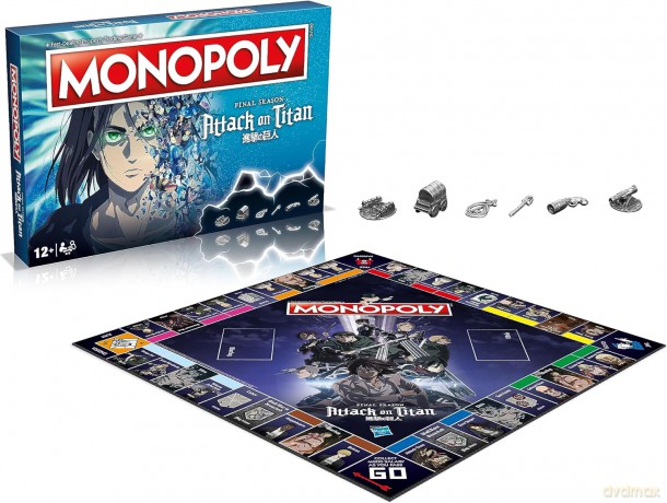 Attack On Titan: The Final Season Monopoly [GRA PLANSZOWA]