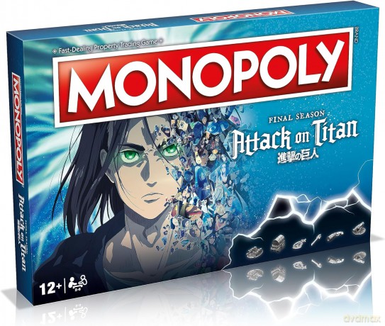 Attack On Titan: The Final Season Monopoly [GRA PLANSZOWA]