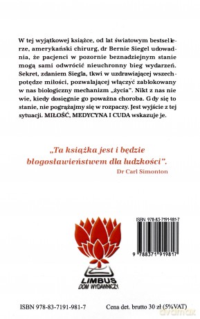 Miłość, medycyna i cuda - Bernie S. Siegel [KSIĄŻKA]