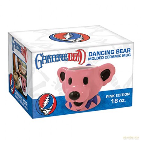 Grateful Dead: Dancing Bear Molded Head Ceramic Kubek 500Ml (Pink)