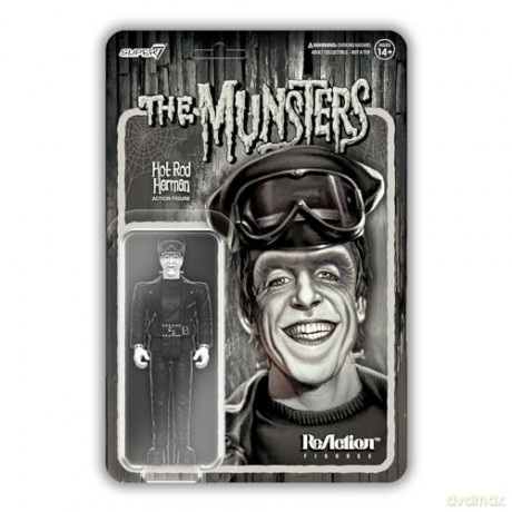 Munsters: Reaction Figures Wave 3 - Hot Rod Herman (Grayscale)