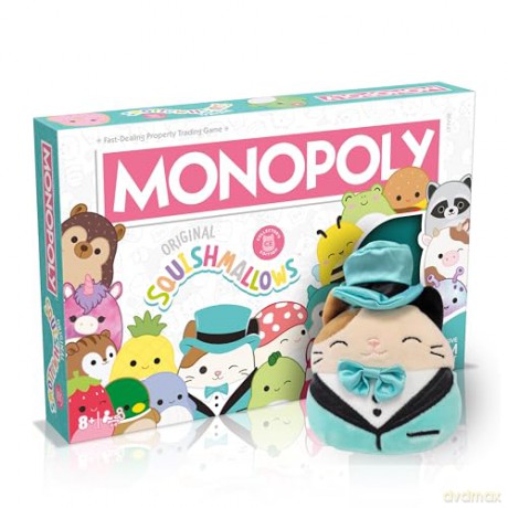 Squishmallows: Monopoly (English Language) [GRA PLANSZOWA]