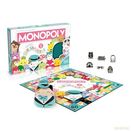 Squishmallows: Monopoly (English Language) [GRA PLANSZOWA]