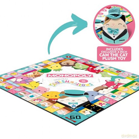 Squishmallows: Monopoly (English Language) [GRA PLANSZOWA]