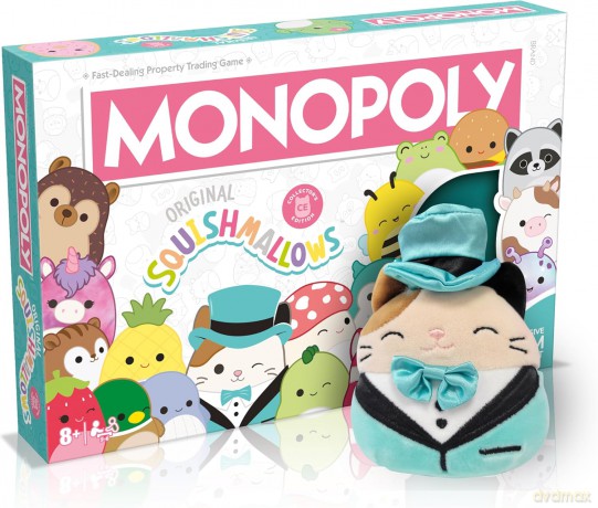 Squishmallows: Monopoly (English Language) [GRA PLANSZOWA]