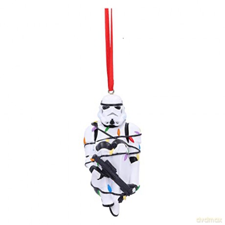 Original Stormtrooper: Stormtrooper In Fairy Lights Hanging Ornament 9cm