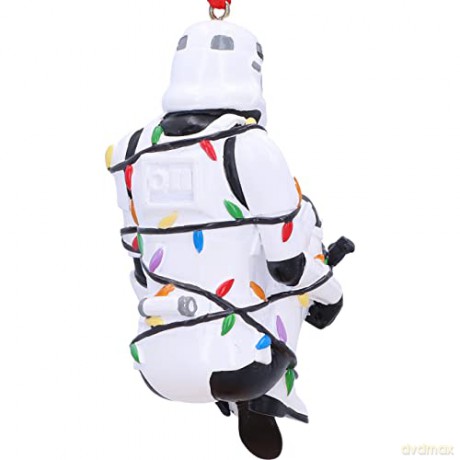 Original Stormtrooper: Stormtrooper In Fairy Lights Hanging Ornament 9cm