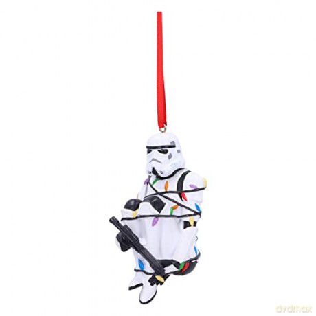 Original Stormtrooper: Stormtrooper In Fairy Lights Hanging Ornament 9cm