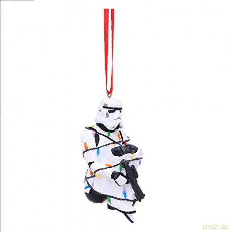 Original Stormtrooper: Stormtrooper In Fairy Lights Hanging Ornament 9cm