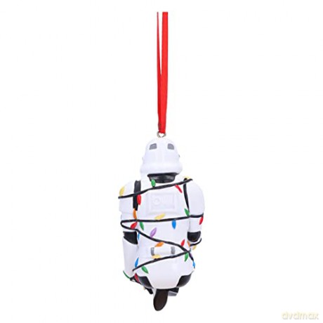 Original Stormtrooper: Stormtrooper In Fairy Lights Hanging Ornament 9cm
