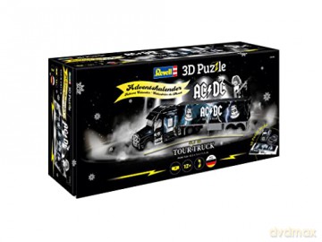AC/DC: Kalendarz Adwentowy - Tour Truck - 3D Puzzle