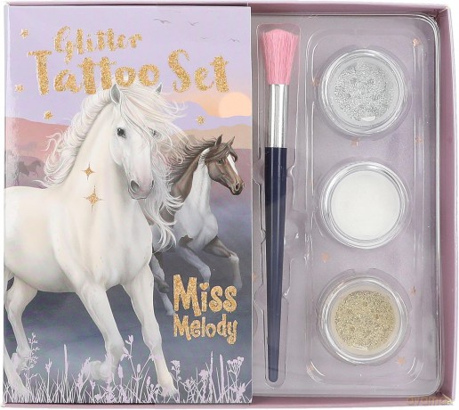 Brokatowe tatuaże Miss Melody 12657A