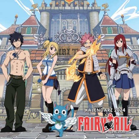 Kalendarz 2024 ścienny Fairy Tail [KALENDARZ]