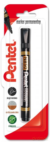 Marker permenentny z okrągłą końcówka N850 czarny 1 szt.