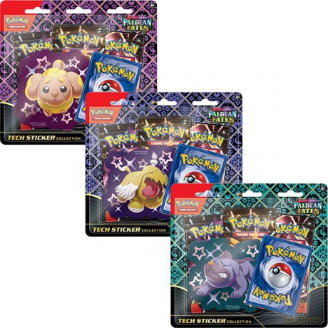 Pokemon TCG: Paldean Fates Tech Sticker BUNDLE 1 szt. mix [FIGURKA]