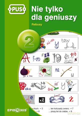 PUS Nie tylko dla geniuszy Rebusy 2 książeczka PUS - Małgorzata Chromiak [KSIĄŻKA]