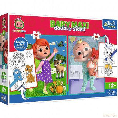 Puzzle 2x10 Baby maxi Cocomelon przyjaciele 43008 [PUZZLE]