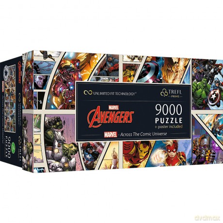 TREFL 9000 el. Prime Marvel Across The Comic Universe 81022 [PUZZLE]