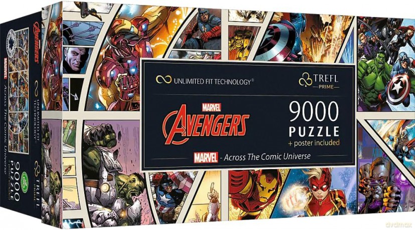 TREFL 9000 el. Prime Marvel Across The Comic Universe 81022 [PUZZLE]