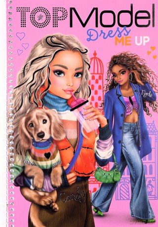 Zestaw Dress Me Up BIG Top Model z naklejkami 12724A