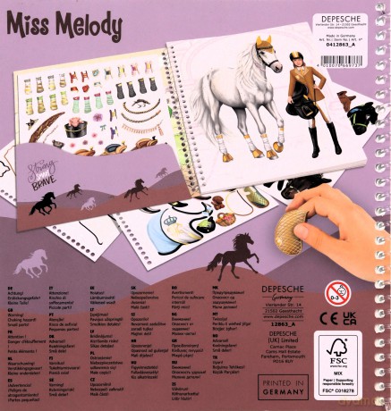 Zestaw Dress Me Up Miss Melody 12863A