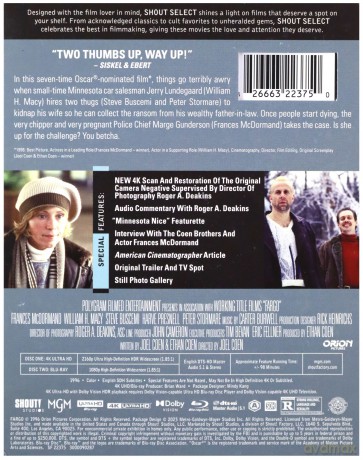 Fargo [Blu-Ray 4K]+[Blu-Ray]