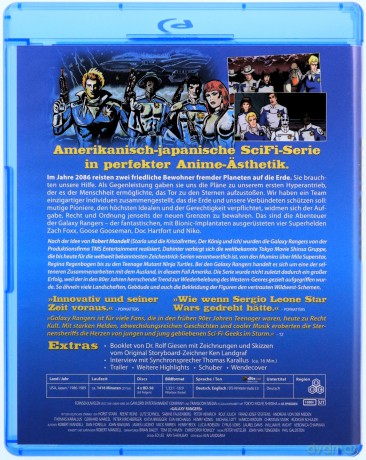 The Adventures of the Galaxy Rangers [4xBlu-Ray]