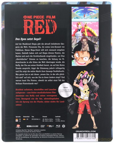 One Piece Film Red (steelbook) [Blu-Ray 4K]+[Blu-Ray]