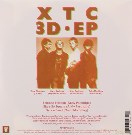 Xtc: 3D EP [CD]