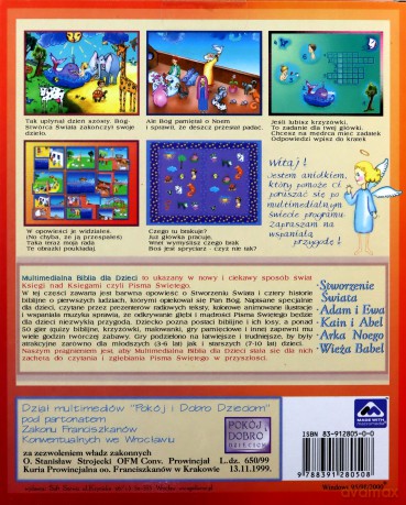 Multimedialna Biblia dla Dzieci. Księga Rodzaju. PC CD-ROM [GRA PC]