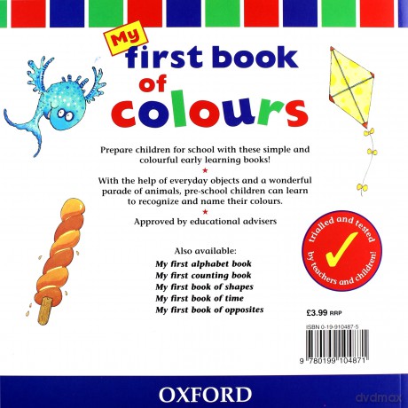 My First Book of Colours - Peter Patilla [KSIĄŻKA]
