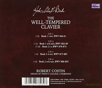 Robert Costin: Bachwell Tempered Clavier [4CD]