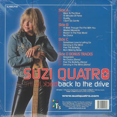 Suzi Quatro: Back To The Drive (Transparent Blue/White) [2xWinyl]