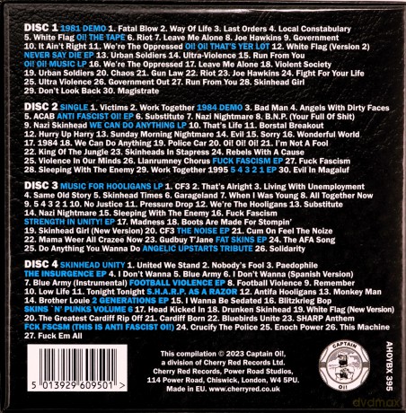 Oppressed: Complete Oi! Studio Recordings 1981-2018 (Clamshell) [4CD]