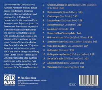 La Marisoul And Los Texmaniacs: Corazones And Canciones [CD]