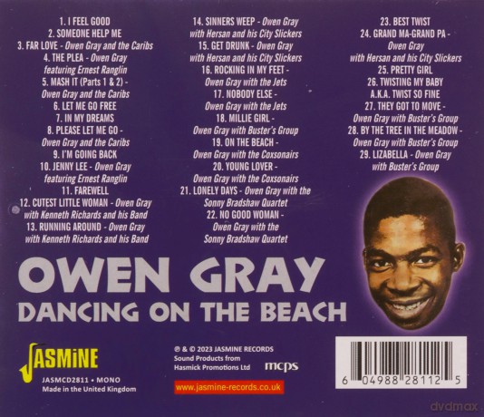 Owen Gray: Dancing On The Beach The Early Years 1960-62 [CD]