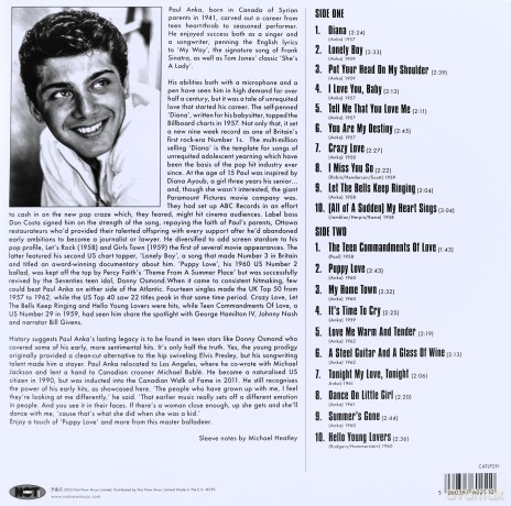 Paul Anka: Diana - The Very Best Of Paul Anka [Winyl]