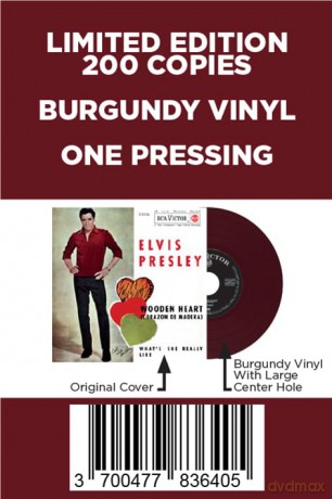 Elvis Presley: Ep Etranger No. 10 - Wooden Heart (Spain) (Burgundy) [Winyl]