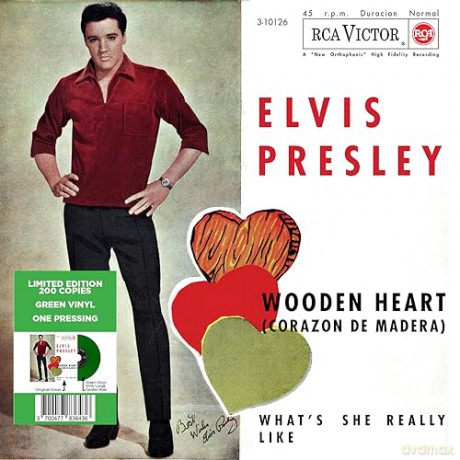 Elvis Presley: Ep Etranger No. 10 - Wooden Heart (Spain) (Green) [Winyl]