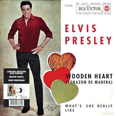 Elvis Presley: Ep Etranger No. 10 - Wooden Heart (Spain) (White) [Winyl]