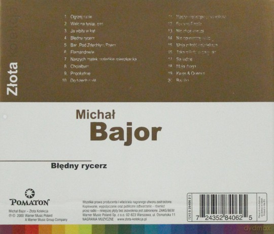 Michał Bajor: Złota Kolekcja [CD]