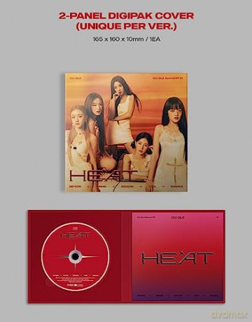 (G)I-Dle: Heat (Digi - Group Ver.) (Special Album) [CD]
