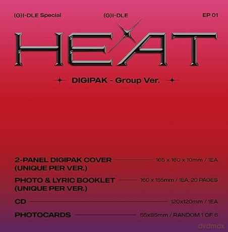 (G)I-Dle: Heat (Digi - Group Ver.) (Special Album) [CD]