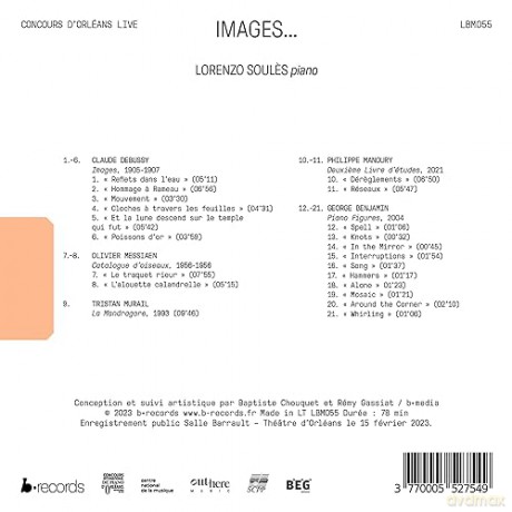 Lorenzo Soules: Images... (Live) [CD]