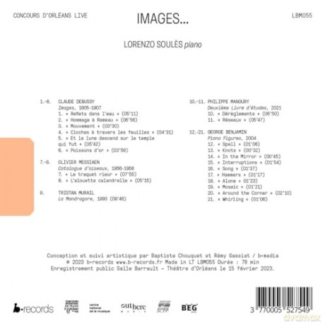 Lorenzo Soules: Images... (Live) [CD]