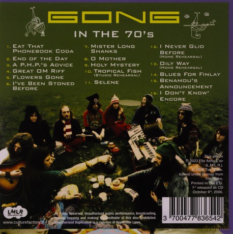 Gong: In The 70S [CD]