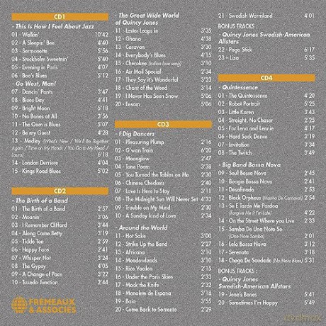 Quincy Jones: Integrale 1957-1962 - Soul Bossa Nova [4CD]