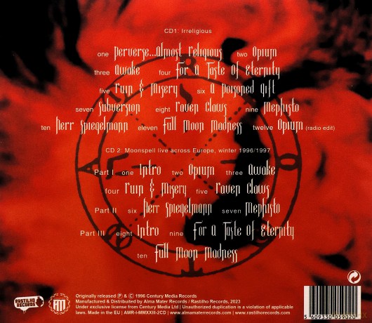 Moonspell: Irreligious (Deluxe) [2CD]