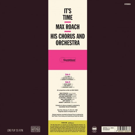 Max Roach: Its Time (Special Gatefold) [Winyl]