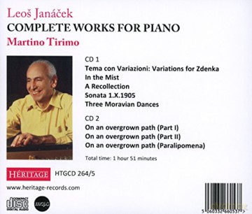 Martino Tirimo: Janacek: Piano Music [2CD]